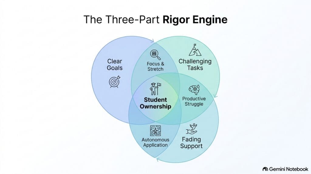 The Three Part Rigor Engine